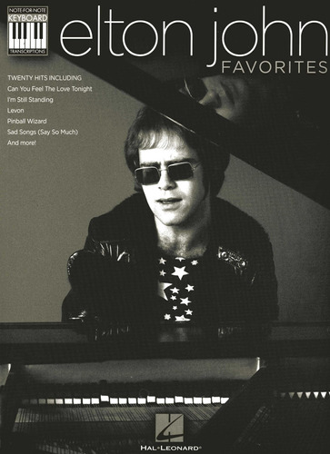 Libro: Elton John Favorites: Note-for-note Keyboard Recorded