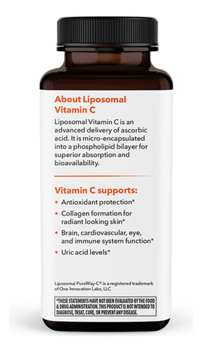 Lifeseasons Suplemento Alimenticio De Vitamina C 60 Capsulas Sabor Sin Sabor