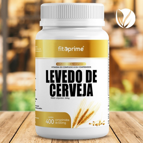 Imagem 2 de 3 de Levedo De Cerveja Complexo B 500mg 400cpr Fitoprime
