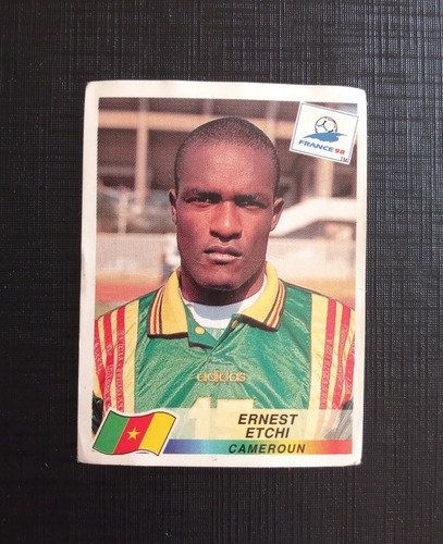 Figurinha Camarões Ernest Etchi Copa Do Mundo 1998 F41