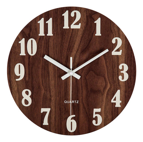 Imagen 2 de 7 de Moderno Reloj De Pared Redondo Números Clásicos