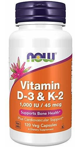 Empresa Suplementos, La Vitamina D-3 Y K-2, 1000 Ui - 45 Mcg