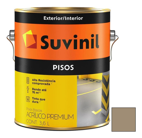 Pintura Piso Suvinil X 3.6 Lt. Premium Multiuso