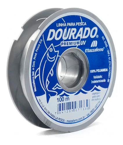 Linha Mono Dourado Premium 0,50mm 26,5lbs 100m - Mazzaferro