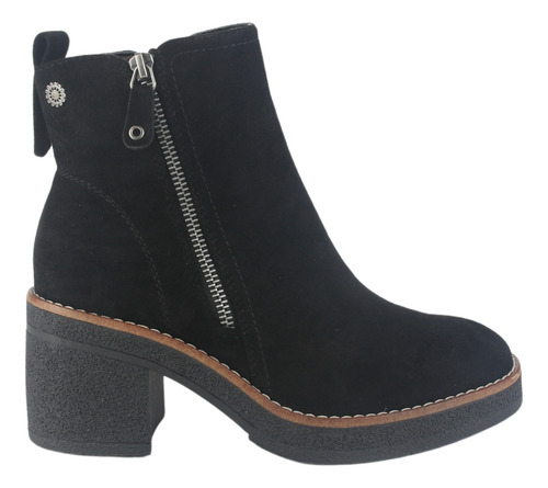 Botin Chalada Mujer Bricca-2 Negro Casual