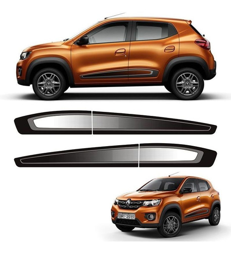 Adhesivo Renault Kwid Intense Side Strip 2017/2019