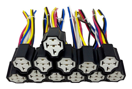 Conector Socate Relay Bosh 5 Patas Cerámica Multiuso X12und 