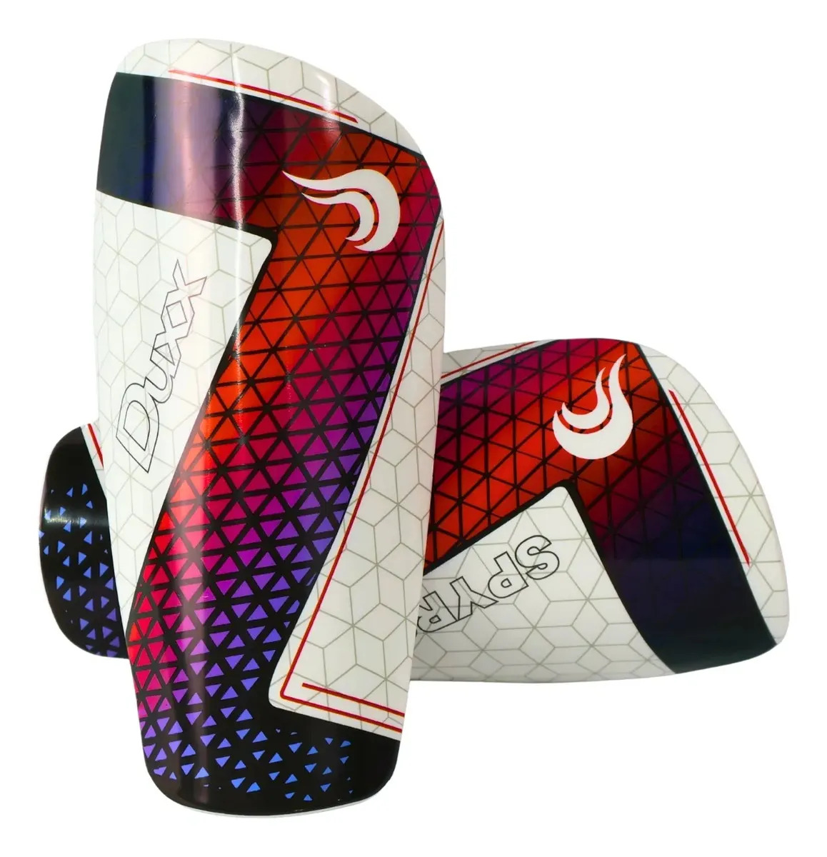 Espinilleras Fútbol Duxx Spyro Protección Pro S Blanco