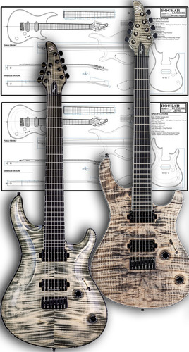 Plano Para Luthier Mayones Regius 7 Series (a Escala Real)