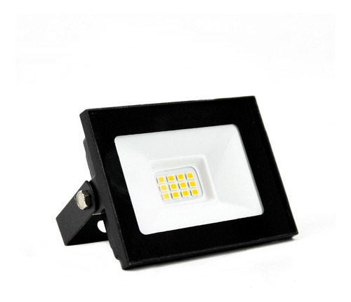 Imagen 3 de 8 de Reflector Led 10w Slim Bajo Consumo Exterior Ip65 Pack X4