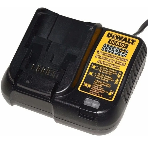 Carregador De Bateria Litio Bivolt 12v-20 Dcb107 Dewalt Novo