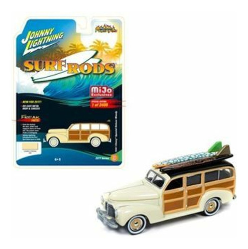Chevy 1941 Woody Surf Rods Auto Escala 1:64
