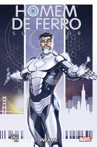 Homem de Ferro Superior: Nova Marvel Deluxe, de Taylor, Tom. Editora Panini Brasil LTDA, capa dura em português, 2022