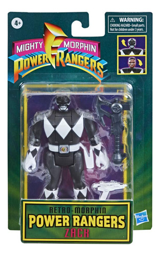 Power Rangers Prg Retro Morph Negro Ranger
