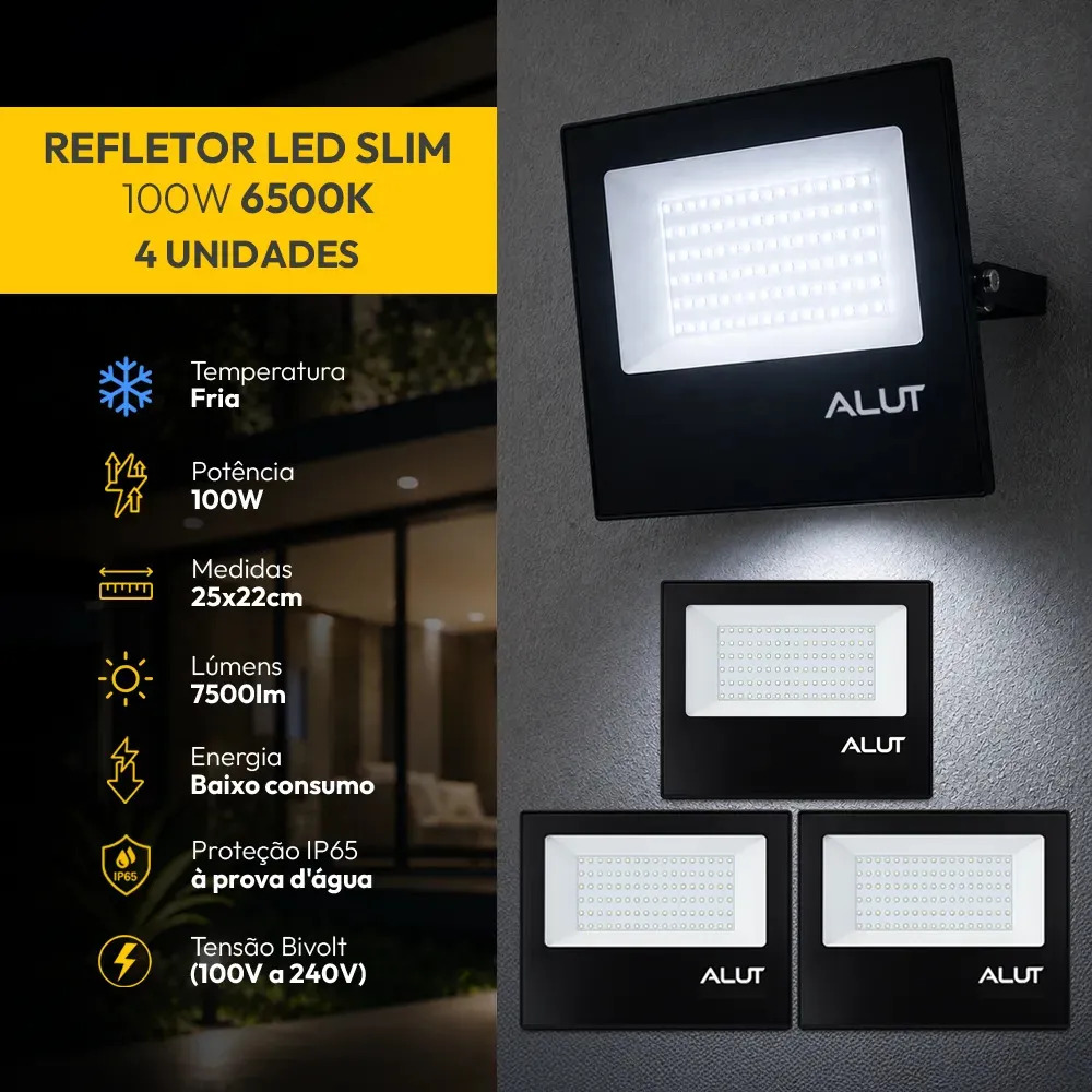 Kit 4 Refletores LED Avant Alut