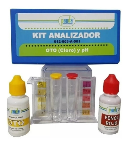 Kit Con Estuche Medidor De Cloro Y Ph Residual De Alberca