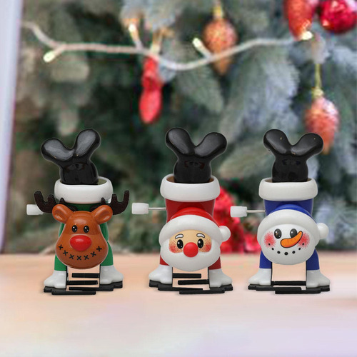 L 2 X 3 Piezas De Juguetes De Cuerda Navideños, Adornos Para