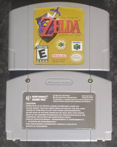 Fita / Cartucho The Legend of Zelda Ocarina of Time em Português PT-BR N64  Nintendo 64 - Desconto no Preço