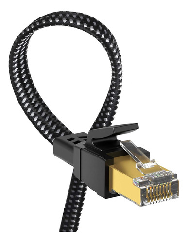 Cable Ethernet Cat 8 De 20 Pies, Cable De Conexión Lan De Re