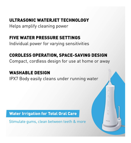Limpiador De Agua Panasonic Ew1511w Professional Inalámbrico