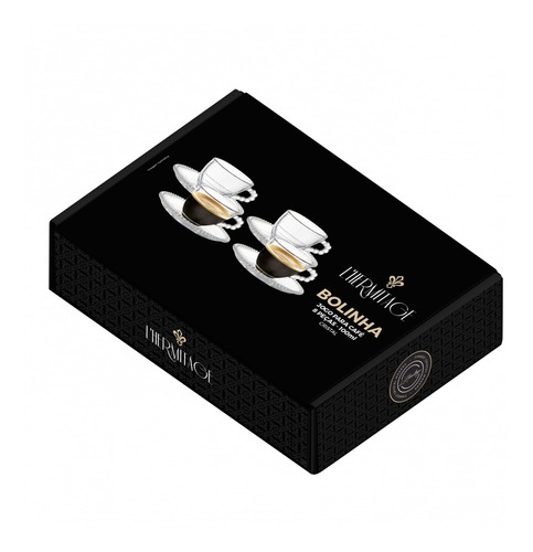 Imagem 4 de 5 de Jogo 4 Xícaras Para Cafe Chá Com Pires Bolinhas 100ml Vidro