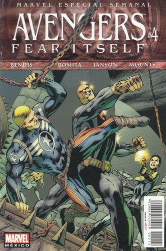 Comic Marvel Avengers Fear It Self # 4 Editorial Televisa
