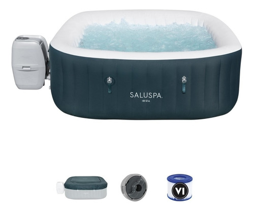 Bestway 60016 Sauna Spa 4 A 6 Personas Con Bomba Gris 