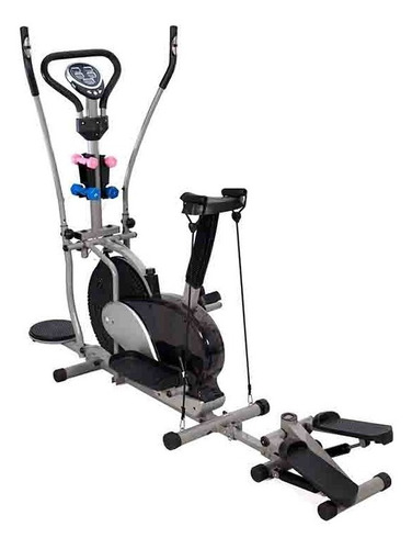 Bicicleta Elíptica 10en1 Combo Sensor Frecuencia Spinning