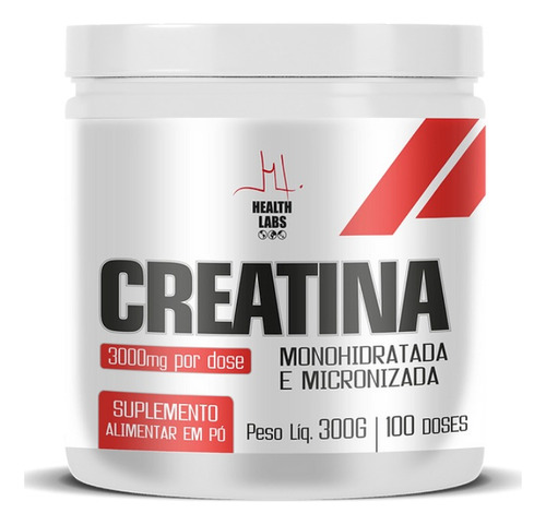 Promoção - Creatina Pura 300g Healt Labs