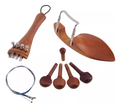 Set De Pinzas De Afinación Rosewood 4/4 Piezas De Violín Par