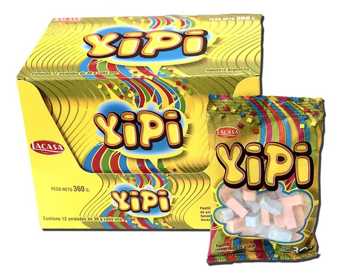 Pastillas Yipi - Caja X 12 Unidades - Lollipop