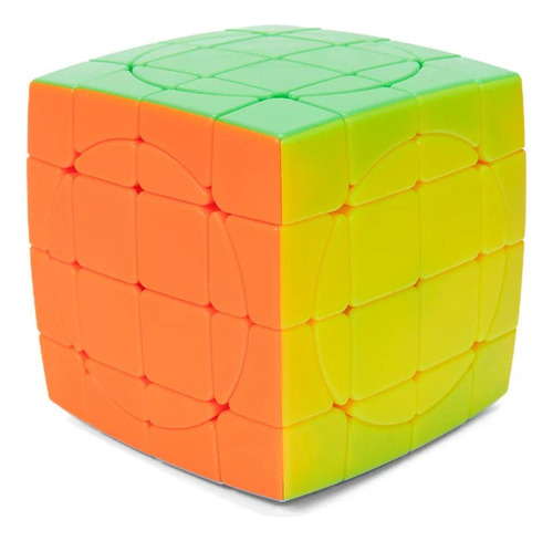 Cubo 4x4 Crazy Sengso Circular V1 O V2 Stickerless Estructura Sengso Circular 4x4 V2