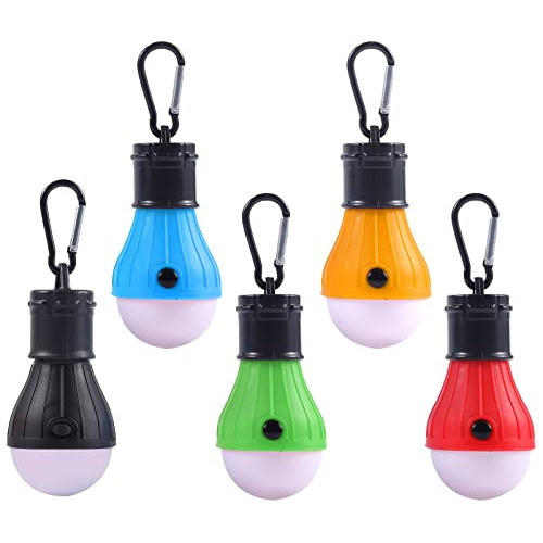 5 Packs Camping Light Bulb Portable Led Camping Lantern...