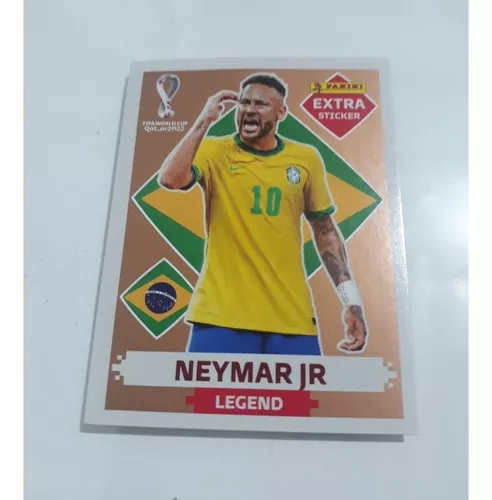 Panini Qatar World Cup Extra Sticker 2022 Legend Neymar Junior - BRONZE