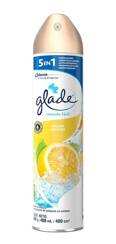 Glade Aromatizante Aerosol Fresh Lemon, 400ml