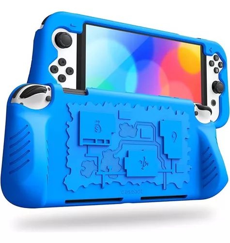 SDTEK Funda Para Nintendo Switch / Switch OLED Estuche Viaje Resistente  Case Azul