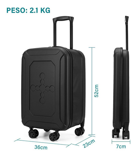 Maleta De Viaje Plegable Carry On Expandible Trolley Maletas