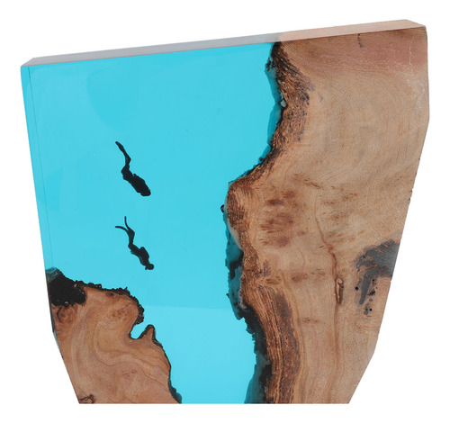 Led De Madera De Resina Night Diver Colorful Ocean