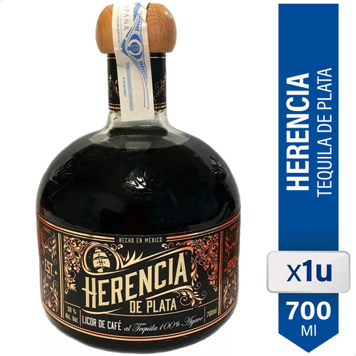 Tequila Herencia De Plata Licor De Café 700ml