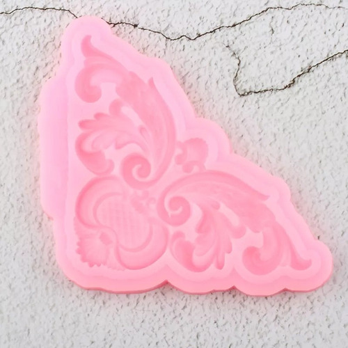 Imagem 6 de 6 de Combo Molde De Silicone 2 Arabesco P/ Confeitaria E Biscuit.