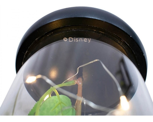 Luminária Disney Rosa Encantada A Bela E A Fera 24x12cm