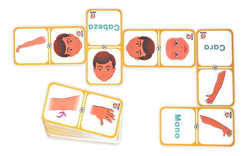 Dominó Partes Del Cuerpo Humano, Educatodo, J-0115