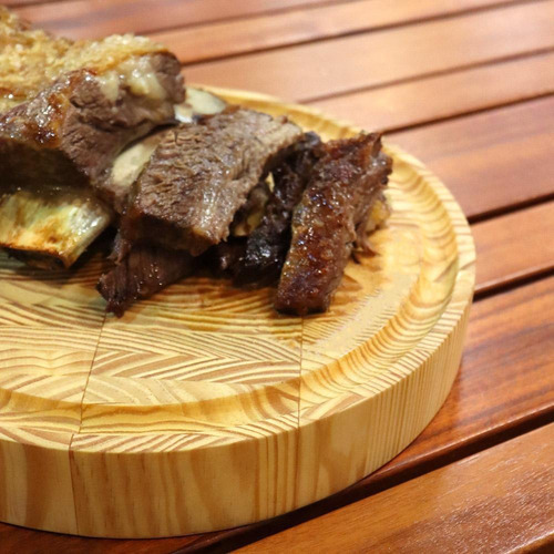 Tábua Corte Churrasco Frios Madeira Invertida 30x30cm Select