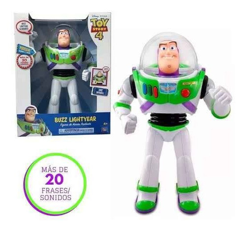 Buzz Lightyear 33cm Figura De Accion Parlante - Toy Story 4 