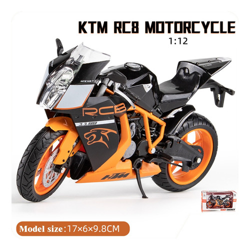Ktm Rc8 Miniatura Metal Motos Sportmotorcycle 1/12