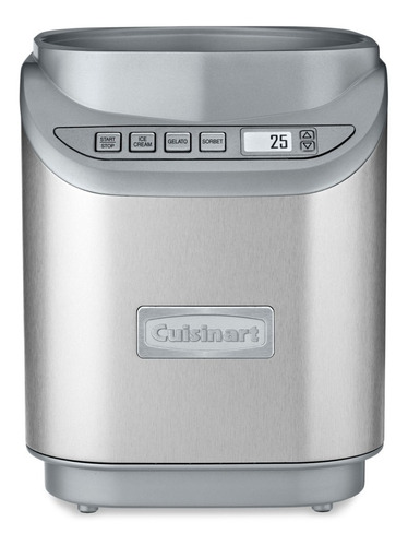 Máquina De Helado Programable De Acero 2l Cuisinart Ice-70p1