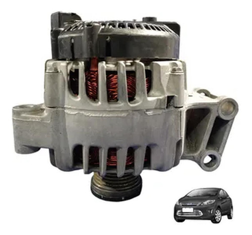 Alternador New Fiesta Ka Ecosport Focus 2009 2021 (usado)