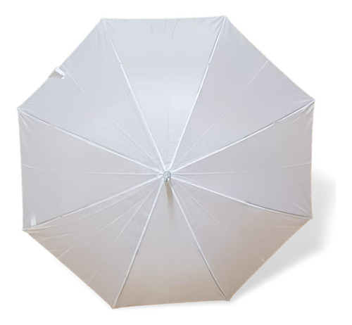Paraguas Para Campaña Sombrilla Blanca Publicitaria 