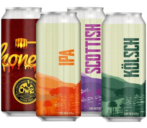 Imagen 1 de 1 de Pack X 12 Latas Cerveceria Owe