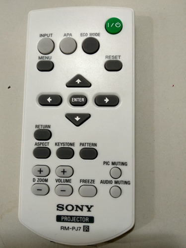 Control Sony Proyector Rm-pj7 